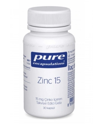 Pure Encapsulations Zinc 15 mg 30 Kapsül