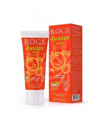 Rocs Junior 6-12 Yaş Meyveli Gökkuşağı Diş Macunu 60 ml