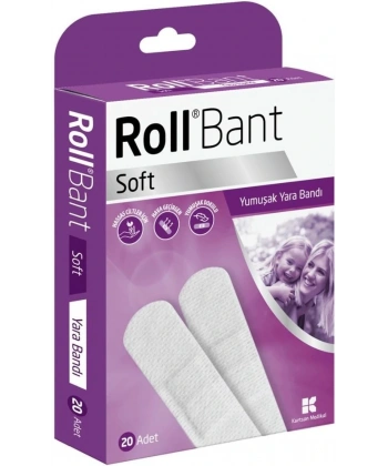 Roll Bant Soft Yara Bandı 20li