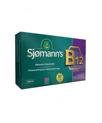 Sjomanns B12 Çiğnenebilir Jel 30 Tablet