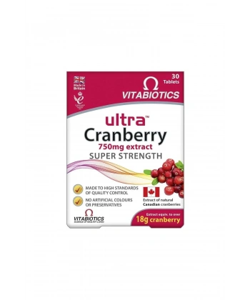 Ultra Cranberry 30 Tablet 12/2025 miadlı