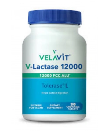 Velavit V-Lastase 12000 30 Çiğnenebilir Tablet