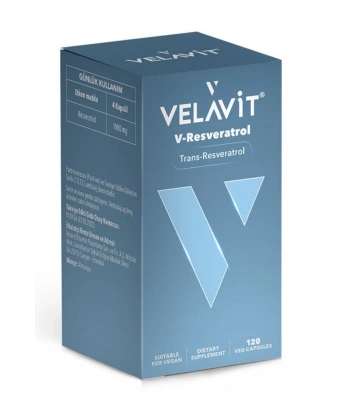 Velavit V-Resveratrol 120 Kapsül