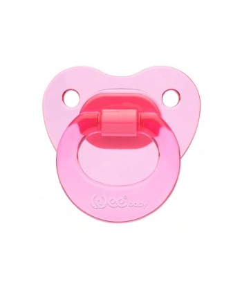Wee Baby 111 Yalancı Emzik Akide Silikon Damaklı No: 1 - Pembe