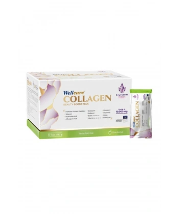 Wellcare Collagen Beauty Boost Plus 10.000 mg Elma Aromalı 30 Saşe