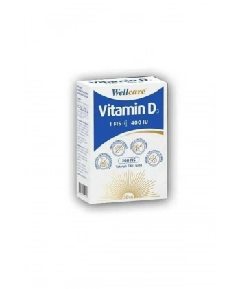 Wellcare Vitamin D3 400 IU 30 ml