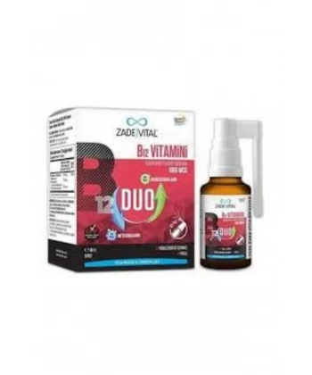 Zade Vital B12 Vitamini Duo 1000 mcg Sprey 10 ml