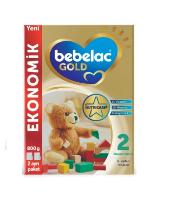 Bebelac Gold 2 Devam Sütü 6 - 12 Ay 800 G