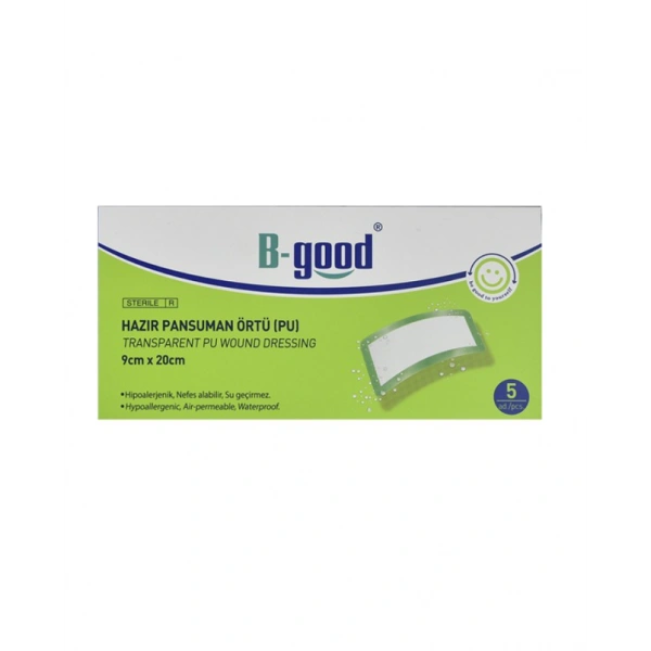 B-Good Hazır Pansuman Örtü 9 cm x 20 cm 5li