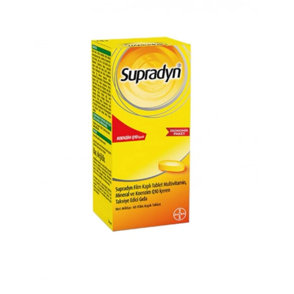 Supradyn Koenzim Q10 60 Film Kaplı Tablet