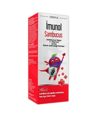 Orzax Ocean İmunol Sambucus İçeren Şurup 150 Ml