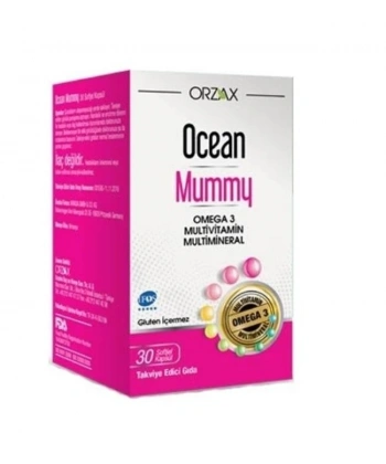 Ocean Mummy Omega 3 Ve Multivitamin İçeren 30 Kapsül