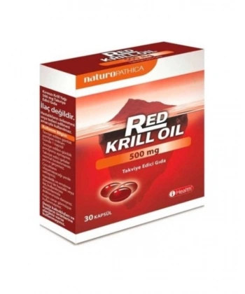 Naturo Pathica Red Krill Oil Besin Takviyesi 500mg 30 Kapsül