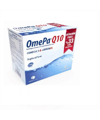 Omepa Q10 Omega3 Ubiquinol 90 Kapsül