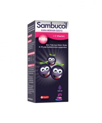 Sambucol Kids Kara Mürver Ekstresi Vitamin C Şurup 120 Ml