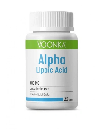 Voonka Alpha Lipoic Acid 600 mg 32 Kapsül