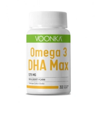 Voonka Omega-3 DHA Max 1275 mg 32 Kapsül