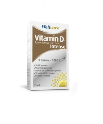 Wellcare Vitamin D3 Intense 1000 IU 12 ml