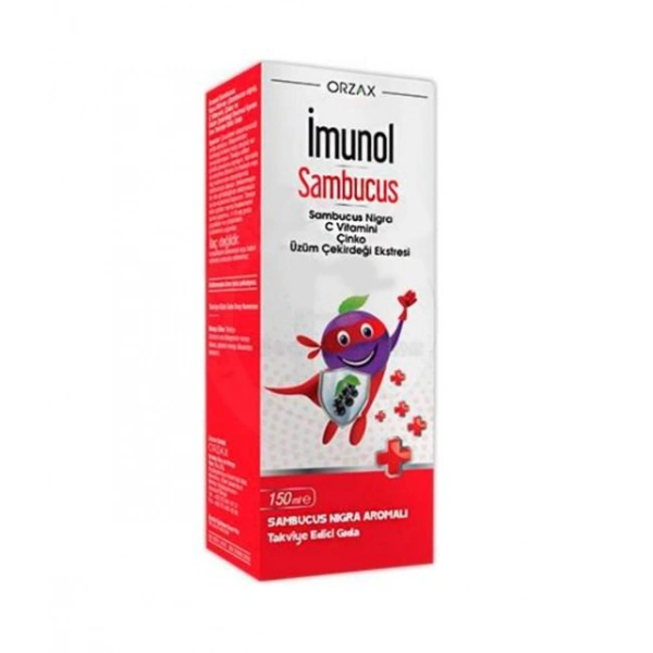 Orzax Ocean İmunol Sambucus İçeren Şurup 150 Ml