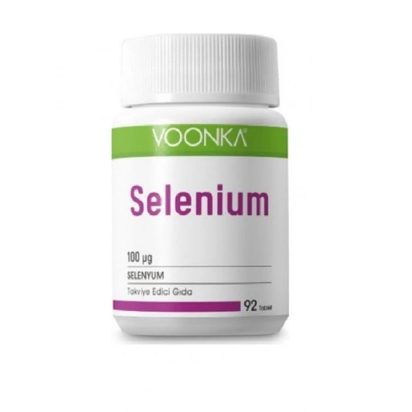 Voonka Selenium Besin ve Gıda Takviyesi 92 Tablet