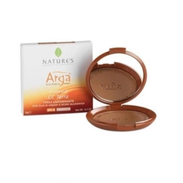 Natures Arga Minerale CC Terra Pudra 9gr Spf15