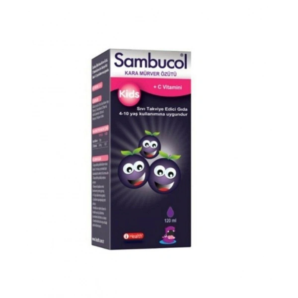 Sambucol Kids Kara Mürver Ekstresi Vitamin C Şurup 120 Ml