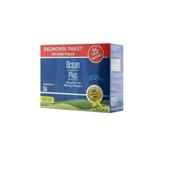 Ocean Plus Balık Yağı 1200 Mg 100 Kapsül