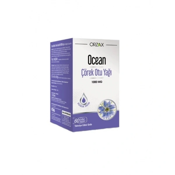 Ocean Çörek Otu Yağı 1000 mg 60 Kapsül