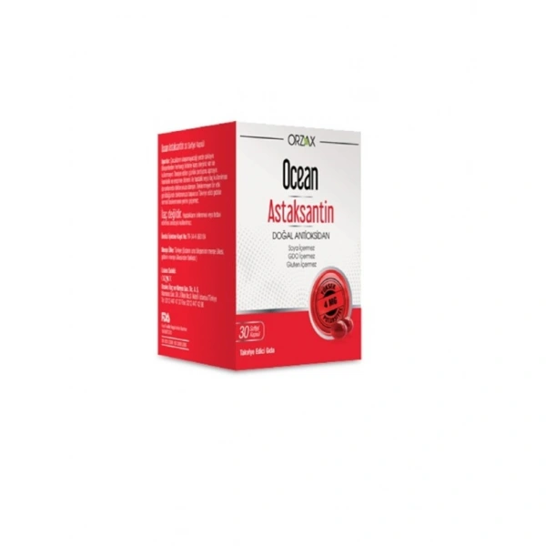 Ocean Astaksantin 30 Kapsül