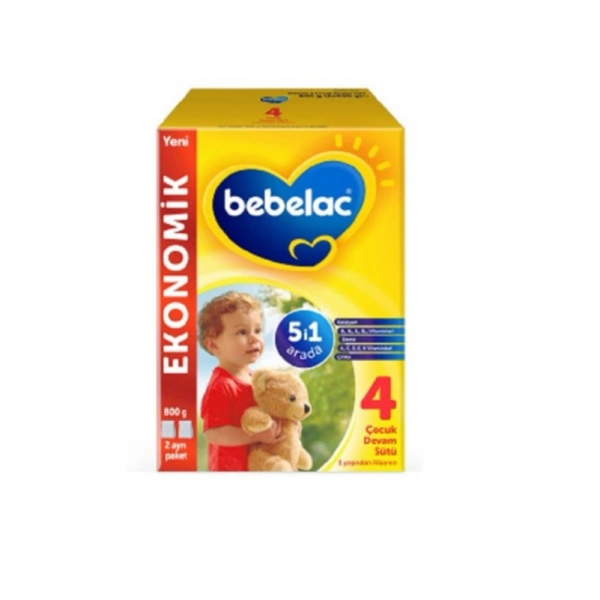 Bebelac 4 Devam Sütü 800 gr 1 Yaş+