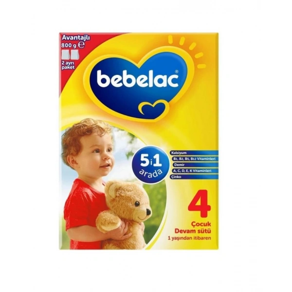 Bebelac 4 Devam Sütü 800 gr 1 Yaş+
