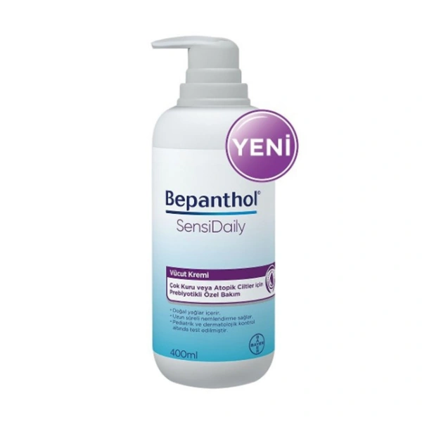 Bepantol SensiDaily Pompalı Vücut Kremi 400 ML