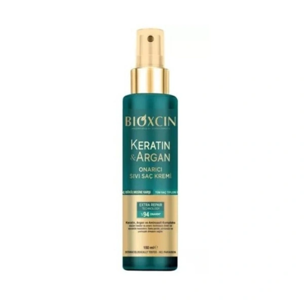 Bioxcin Keratin Argan Onarıcı Sıvı Saç Bakım Kremi 150 ml