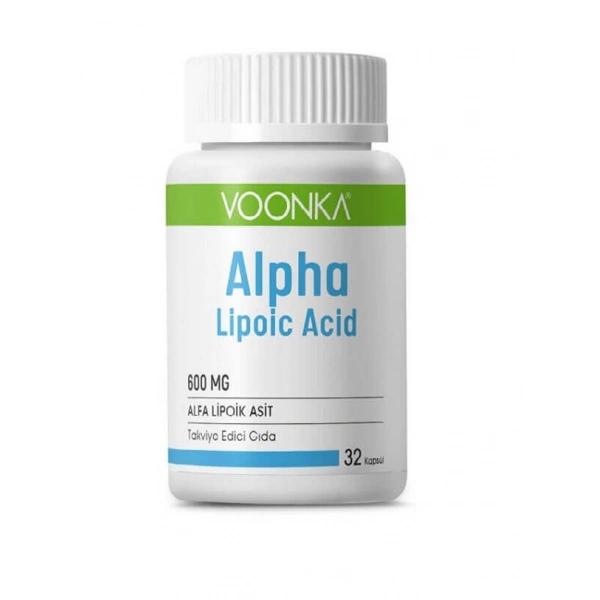 Voonka Alpha Lipoic Acid 600 mg 32 Kapsül