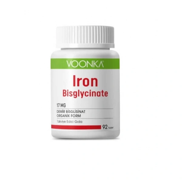Voonka Iron Bisglycinate 92 Kapsül