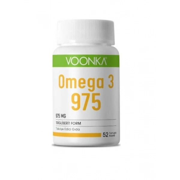 Voonka Omega-3 975 mg 52 Kapsül