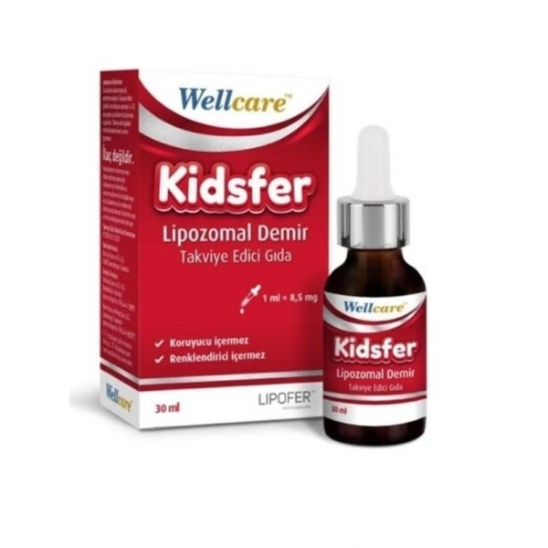 Wellcare Kidsfer Lipozomal Demir 30 ml