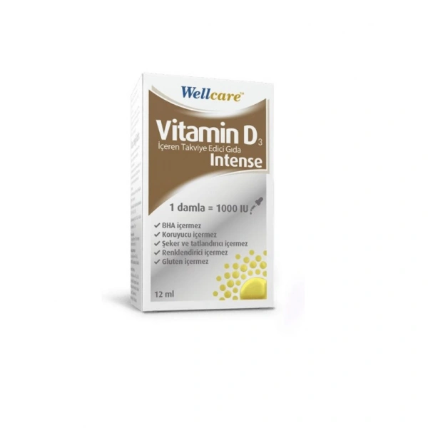 Wellcare Vitamin D3 Intense 1000 IU 12 ml