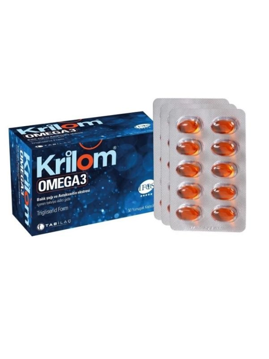 Krilom Omega-3 50 Yumuşak Kapsül