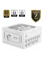 MSI MAG 1000GL PCIE5 WHITE 1000W 80+ GOLD POWER
