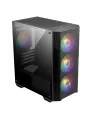 MSI MAG FORGE M100A 4x120mm ARGB mATX GAMING KASA