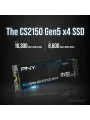 PNY CS2150 2TB  10200/8500 NVMe PCIe Gen5x4 M.2 SSD (M280CS2150-2TB-TB)