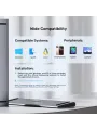 UNITEK UHUB11+ USB-C DISPLAYLINK 4K BAGLANTI ISTASYONU (D1147AGY01)