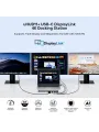 UNITEK UHUB11+ USB-C DISPLAYLINK 4K BAGLANTI ISTASYONU (D1147AGY01)