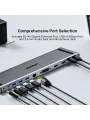 UNITEK UHUB11+ USB-C DISPLAYLINK 4K BAGLANTI ISTASYONU (D1147AGY01)