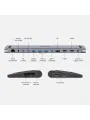 UNITEK UHUB15+ USB-C 4K BAGLANTI ISTASYONU (D1106AGY01)