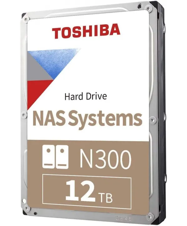 12TB TOSHIBA N300 7200RPM SATA 256MB HDWG51CUZSVA