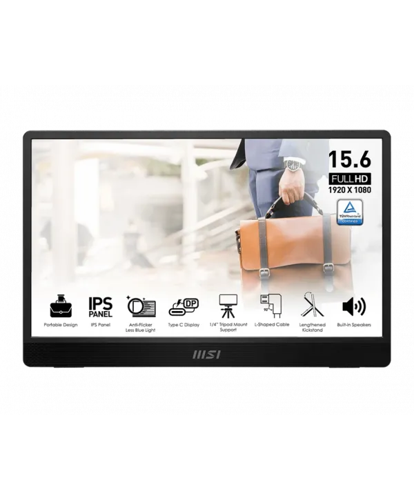 15.6 MSI PRO MP161 E2 IPS 4MS 60HZ ADAPTIVE-SYNC PORTATİF