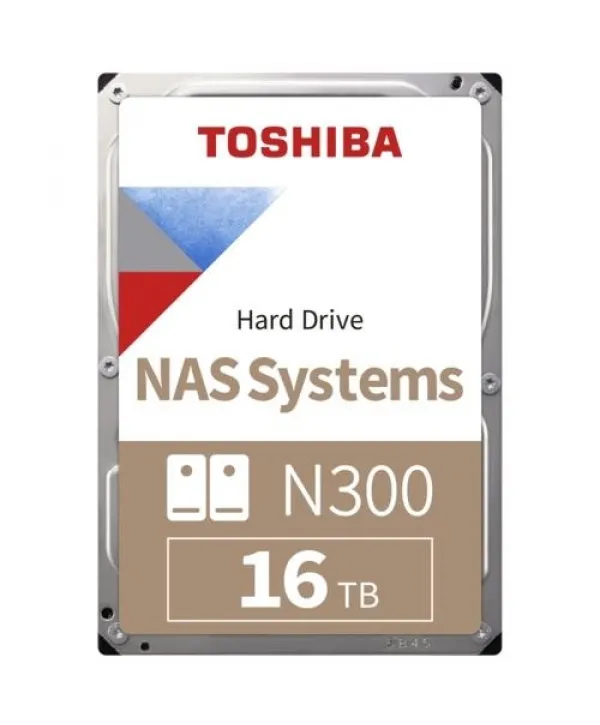 16TB TOSHIBA N300 7200RPM SATA 512MB HDWG51GUZSVA