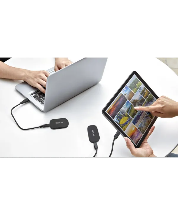 1TB KIOXIA EXCERİA PLUS G2 1050/1000MB/s USB 3.2 GEN2 TYPE-C TAŞINABİLİR SSD DİSK LXD20K001TG8